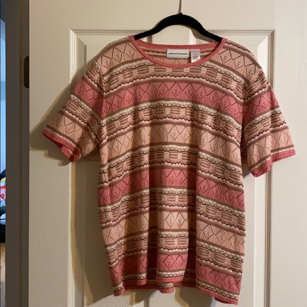 NWOT Alfred Dunner XL ladies short sleeve sweater